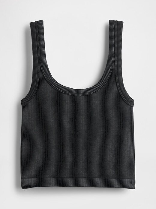 Nahtloses, geripptes Crop-Tanktop von GapFit Nahtloses, geripptes Crop-Tanktop von GapFit