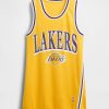 NBA Los Angeles Lakers Minikleid aus recyceltem Jersey NBA Los Angeles Lakers Minikleid aus recyceltem Jersey