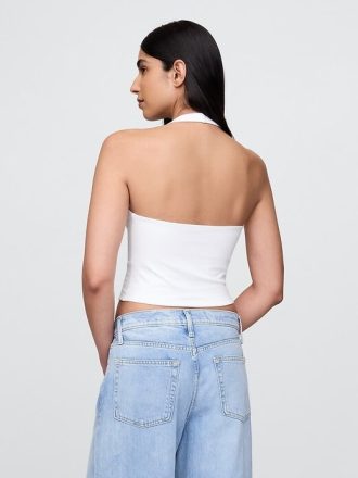 Neckholder-Crop-Top aus CloseStrick