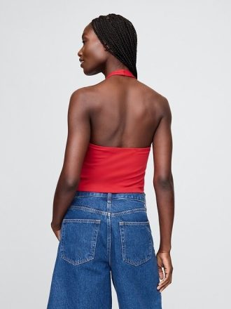 Neckholder-Crop-Top aus CloseStrick