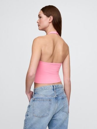 Neckholder-Crop-Top aus CloseStrick