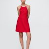 Neckholder-Minikleid aus Leinenmischung Neckholder-Minikleid aus Leinenmischung