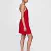 Neckholder-Minikleid aus Leinenmischung Neckholder-Minikleid aus Leinenmischung