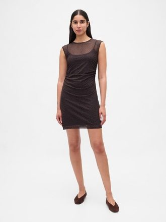 Netz-Minikleid