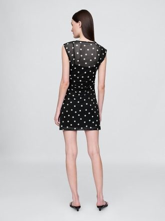 Netz-Minikleid