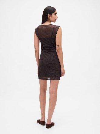 Netz-Minikleid