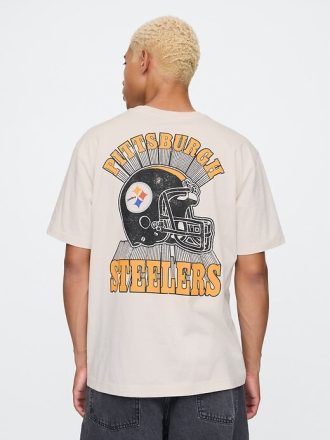 NFL Pittsburgh Steelers Grafik-T-Shirt für Erwachsene