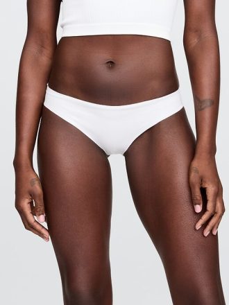 No Show-Bikini aus Bio-Stretch-Baumwolle