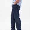 Original Straight Fit Jeans aus Bio-Baumwolle mit Knopfleiste im 90er-Jahre-Stil Original Straight Fit Jeans aus Bio-Baumwolle mit Knopfleiste im 90er-Jahre-Stil