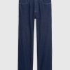 Original Straight Fit Jeans aus Bio-Baumwolle mit Knopfleiste im 90er-Jahre-Stil Original Straight Fit Jeans aus Bio-Baumwolle mit Knopfleiste im 90er-Jahre-Stil