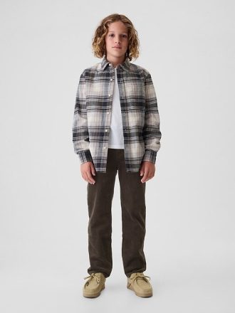 Original Straight Jeans aus Cord im Stil der 90er für Kinder
