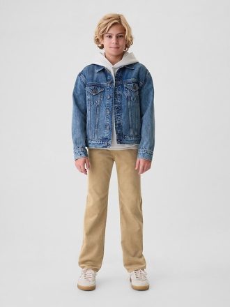 Original Straight Jeans aus Cord im Stil der 90er für Kinder