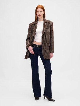 Oversize-Blazer aus Wollmischung
