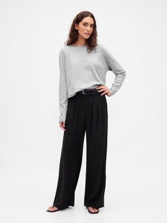 Oversize-Crop-T-Shirt aus Supima®-Baumwolle