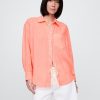 Oversize-Hemd aus 100 % Leinen Oversize-Hemd aus 100 % Leinen