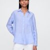 Oversize-Hemd aus 100 % Leinen Oversize-Hemd aus 100 % Leinen