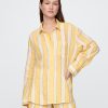 Oversize-Hemd aus 100 % Leinen Oversize-Hemd aus 100 % Leinen