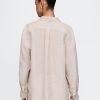 Oversize-Hemd aus 100 % Leinen Oversize-Hemd aus 100 % Leinen