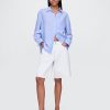 Oversize-Hemd aus 100 % Leinen Oversize-Hemd aus 100 % Leinen