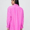 Oversize-Hemd aus 100 % Leinen Oversize-Hemd aus 100 % Leinen