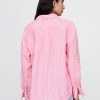 Oversize-Hemd aus 100 % Leinen Oversize-Hemd aus 100 % Leinen