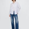Oversize-Hemd aus 100 % Leinen Oversize-Hemd aus 100 % Leinen