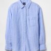 Oversize-Hemd aus 100 % Leinen Oversize-Hemd aus 100 % Leinen