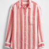 Oversize-Hemd aus 100 % Leinen Oversize-Hemd aus 100 % Leinen