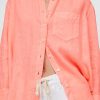 Oversize-Hemd aus 100 % Leinen Oversize-Hemd aus 100 % Leinen