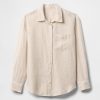 Oversize-Hemd aus 100 % Leinen Oversize-Hemd aus 100 % Leinen