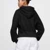 Oversize-Hoodie aus French Terry mit Reißverschluss und Keilabsatz Oversize-Hoodie aus French Terry mit Reißverschluss und Keilabsatz