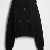 Oversize-Hoodie aus French Terry mit Reißverschluss und Keilabsatz Oversize-Hoodie aus French Terry mit Reißverschluss und Keilabsatz