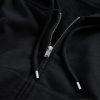 Oversize-Hoodie aus French Terry mit Reißverschluss und Keilabsatz Oversize-Hoodie aus French Terry mit Reißverschluss und Keilabsatz