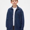 Oversize-Jeanshemd für Kinder