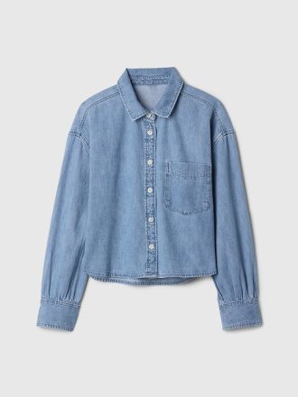 Oversize-Jeanshemd für Kinder