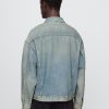 Oversize-Jeansjacke mit Symbol Oversize-Jeansjacke mit Symbol
