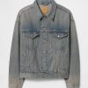Oversize-Jeansjacke mit Symbol Oversize-Jeansjacke mit Symbol