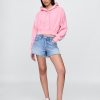 Oversize-Kapuzenpullover aus French Terry Oversize-Kapuzenpullover aus French Terry