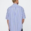 Oversize-Popeline-Hemd aus Bio-Baumwolle Oversize-Popeline-Hemd aus Bio-Baumwolle