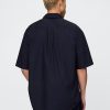 Oversize-Popeline-Hemd aus Bio-Baumwolle Oversize-Popeline-Hemd aus Bio-Baumwolle