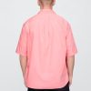 Oversize-Popeline-Hemd aus Bio-Baumwolle Oversize-Popeline-Hemd aus Bio-Baumwolle