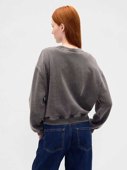 Oversize-Sweatshirt aus schwerem French Terry Oversize-Sweatshirt aus schwerem French Terry