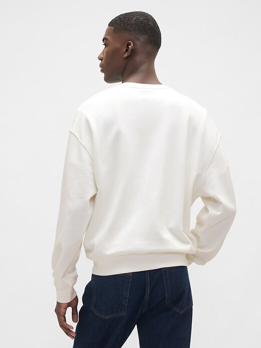 Oversize-Sweatshirt aus schwerem French Terry mit Logo Oversize-Sweatshirt aus schwerem French Terry mit Logo