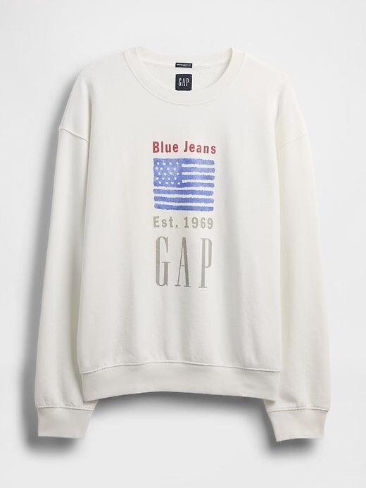 Oversize-Sweatshirt aus schwerem French Terry mit Logo Oversize-Sweatshirt aus schwerem French Terry mit Logo