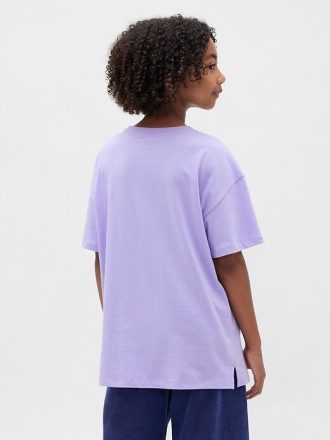 Oversize-Tunika-Grafik-T-Shirt für Kinder