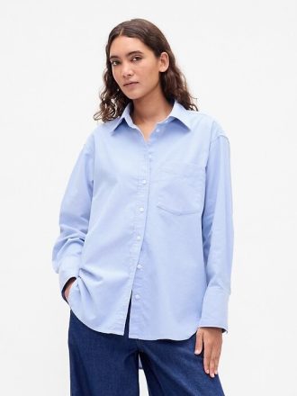 Oxford Big Shirt aus Bio-Baumwolle