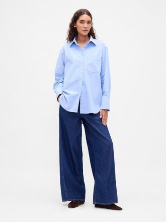 Oxford Big Shirt aus Bio-Baumwolle