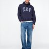 Patchwork-Hoodie mit Logo
