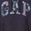 Patchwork-Hoodie mit Logo