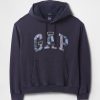 Patchwork-Hoodie mit Logo